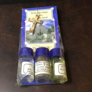 Vintage Religious artifacts from the holy land, Church of the Annunciation, incl